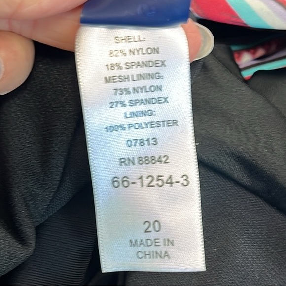 Swimsuits for All One Piece Swimsuit Cutouts Southwest Print 20 2X - Picture 5 of 6